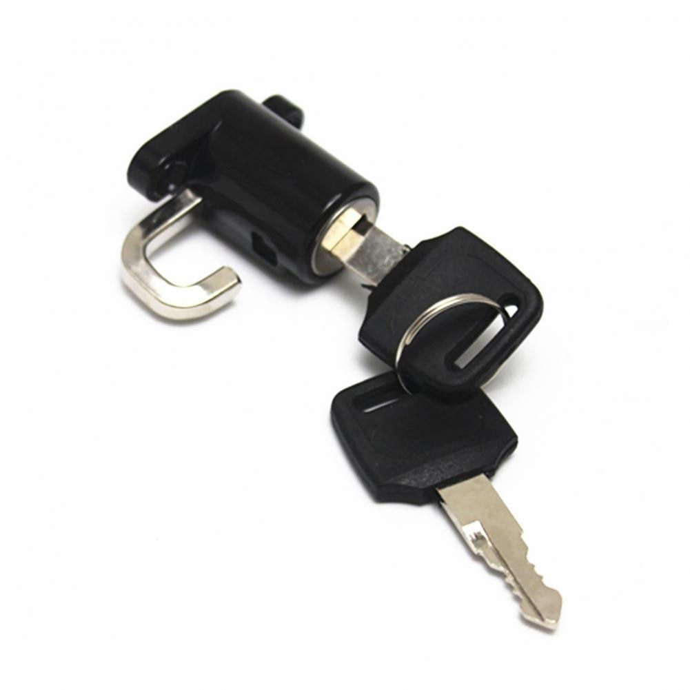 PremiumTwo Keys Wear-Resistant Motorcycle Security Key Padlock for Cycling helmet lock Helmet Lock